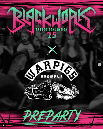 Blackwork Pre Party: Archangel