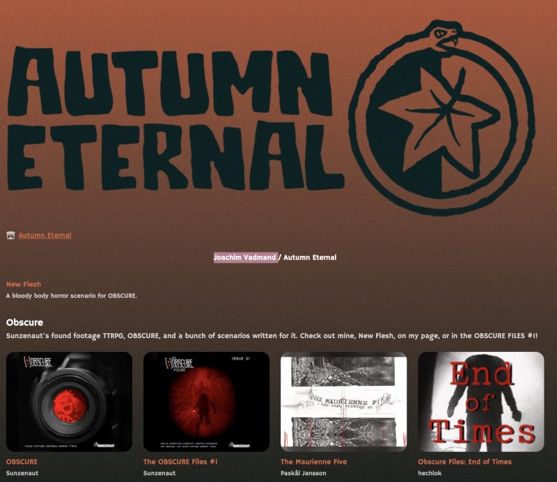 Autumn Eternal